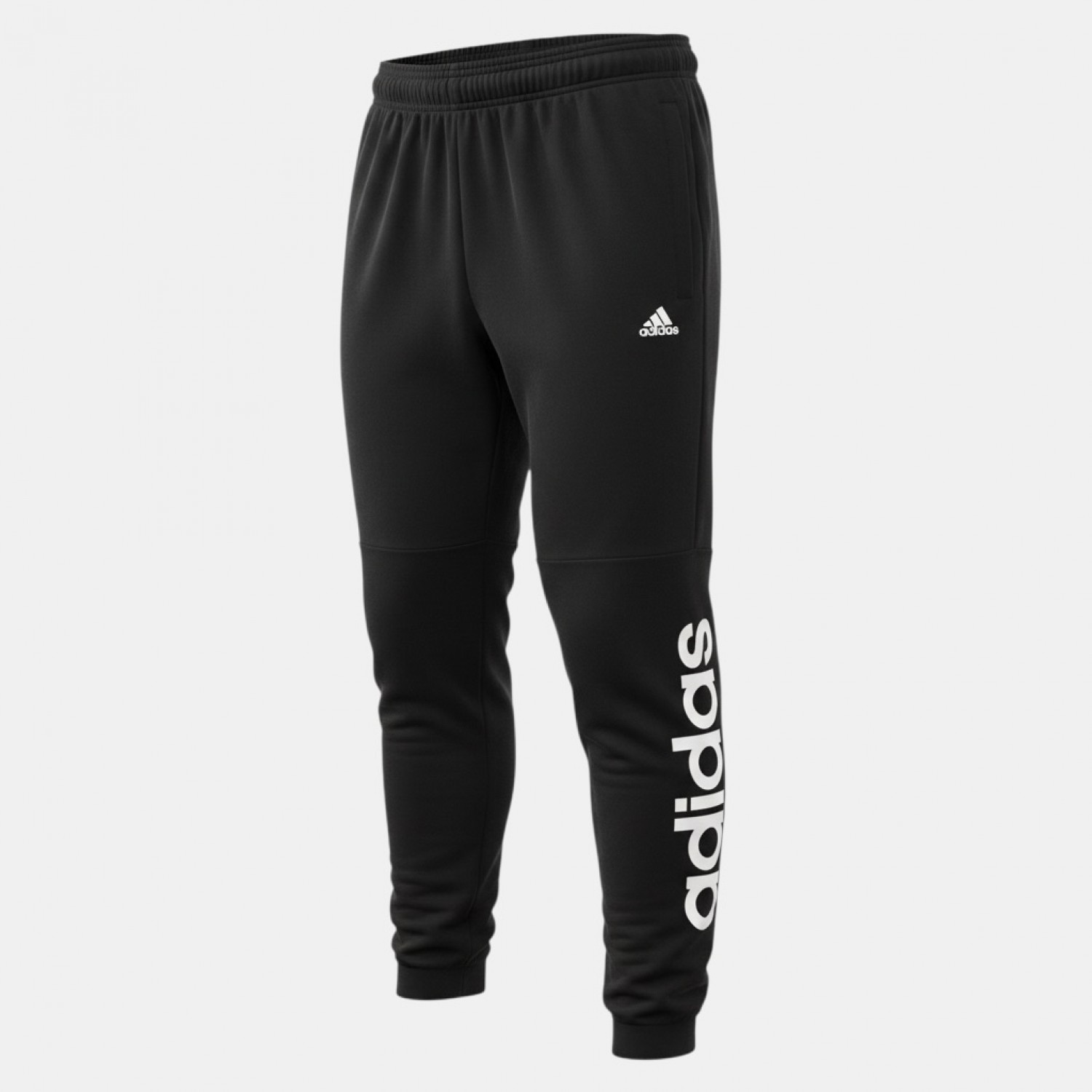 Adidas Essentials Logo Joggers Black Pre Owned